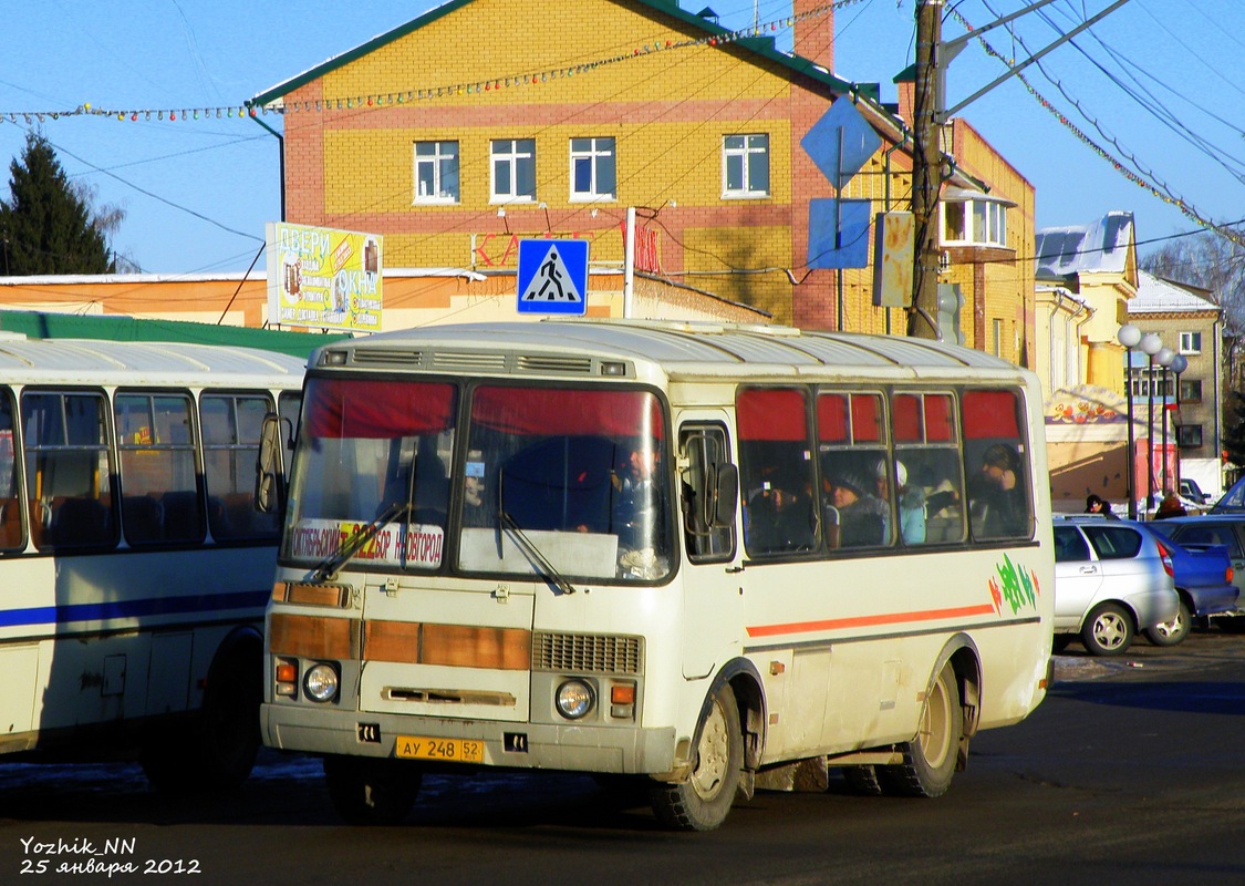 Нижегородская область, ПАЗ-32054 № АУ 248 52