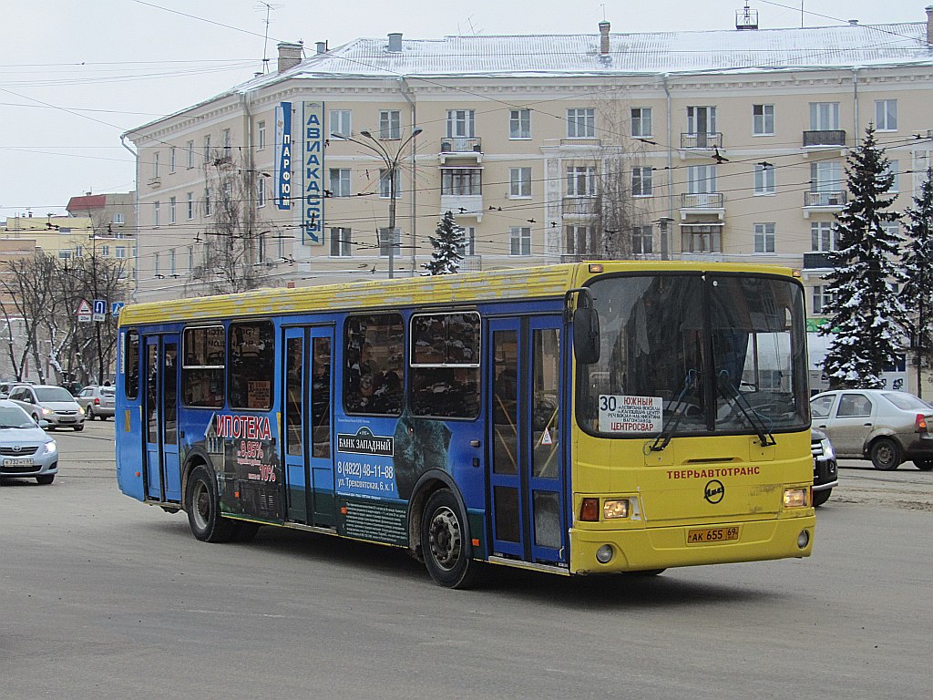 Тверская область, ЛиАЗ-5256.35 № АК 655 69