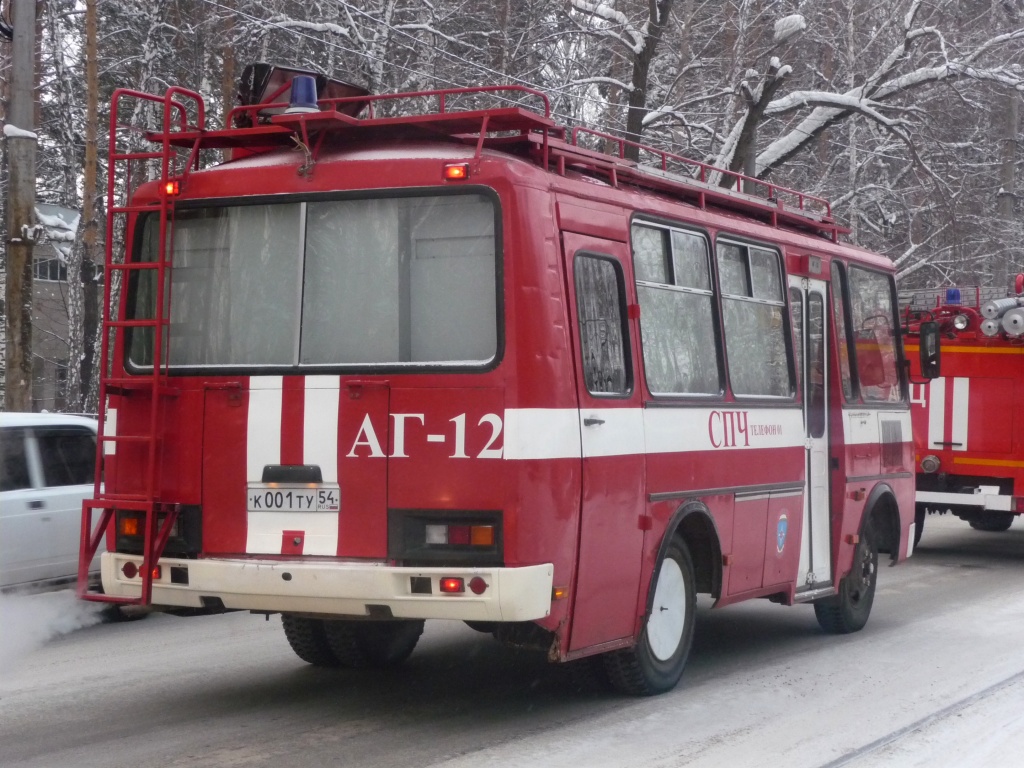 Новосибирская область, АГ-12 (ПАЗ-3205-110, 383211) № К 001 ТУ 54