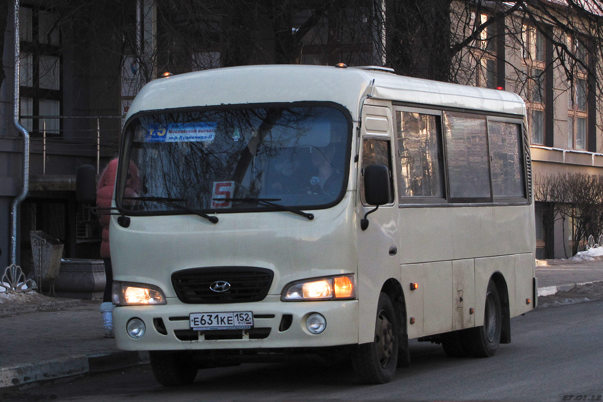 Нижегородская область, Hyundai County SWB C08 (РЗГА) № Е 631 КЕ 152