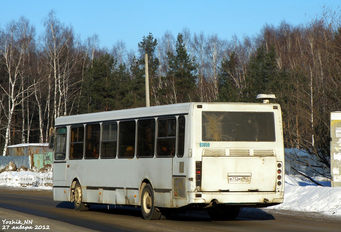 Нижегородская область, ЛиАЗ-5256.25 № 61059