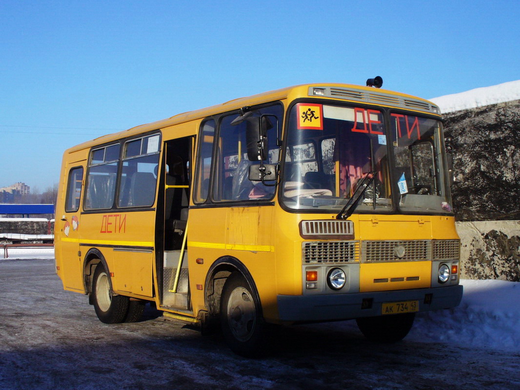 Кировская область, ПАЗ-32053-110-77 № АК 734 43