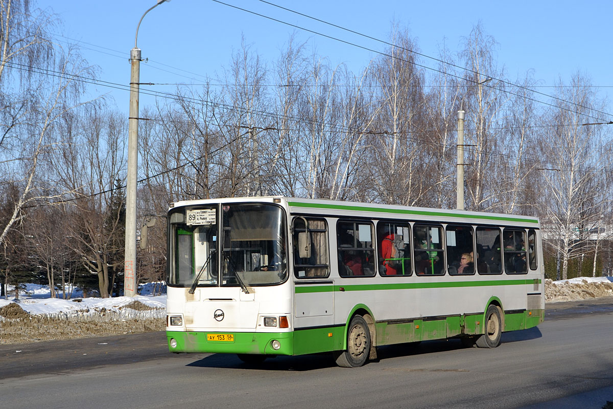 Пензенская область, ЛиАЗ-5256.45 № АУ 153 58