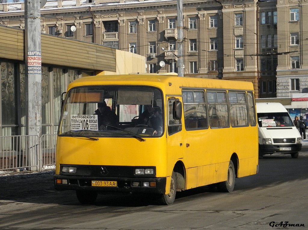 Днепропетровская область, Богдан А091 № 003-93 АА