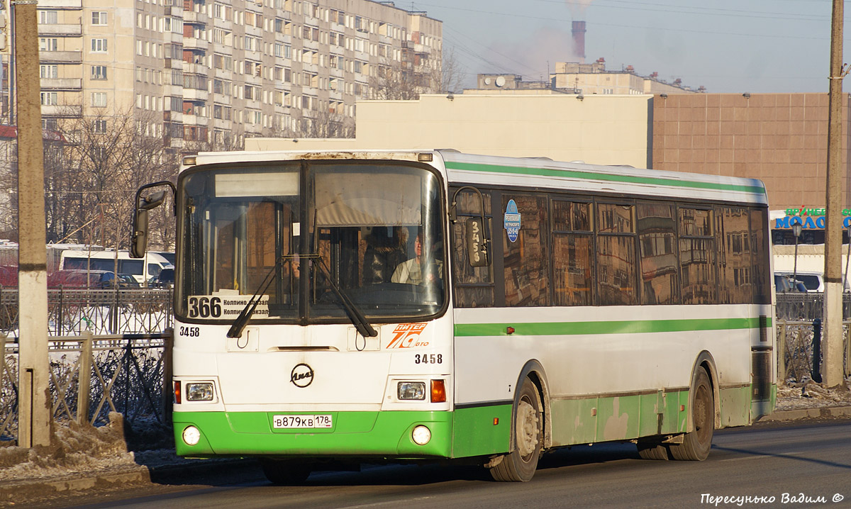 Sankt Petersburg, LiAZ-5293.53 Nr. 3458