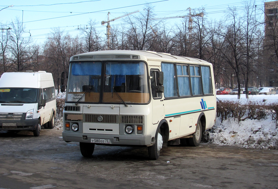 Ульяновская область, ПАЗ-32053 № У 580 ЕЕ 73