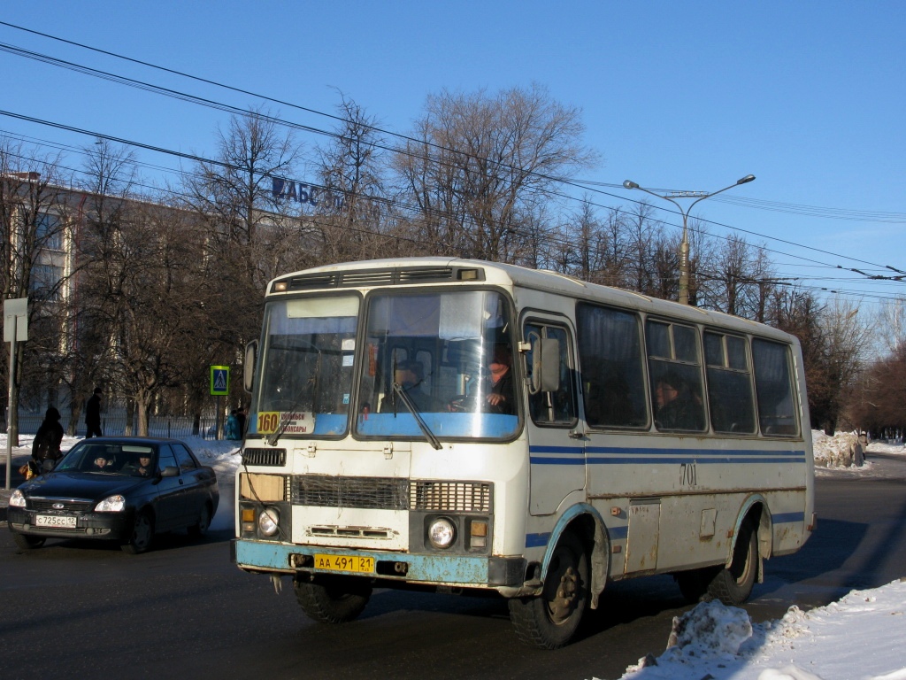 Чувашия, ПАЗ-3205-110 № 701