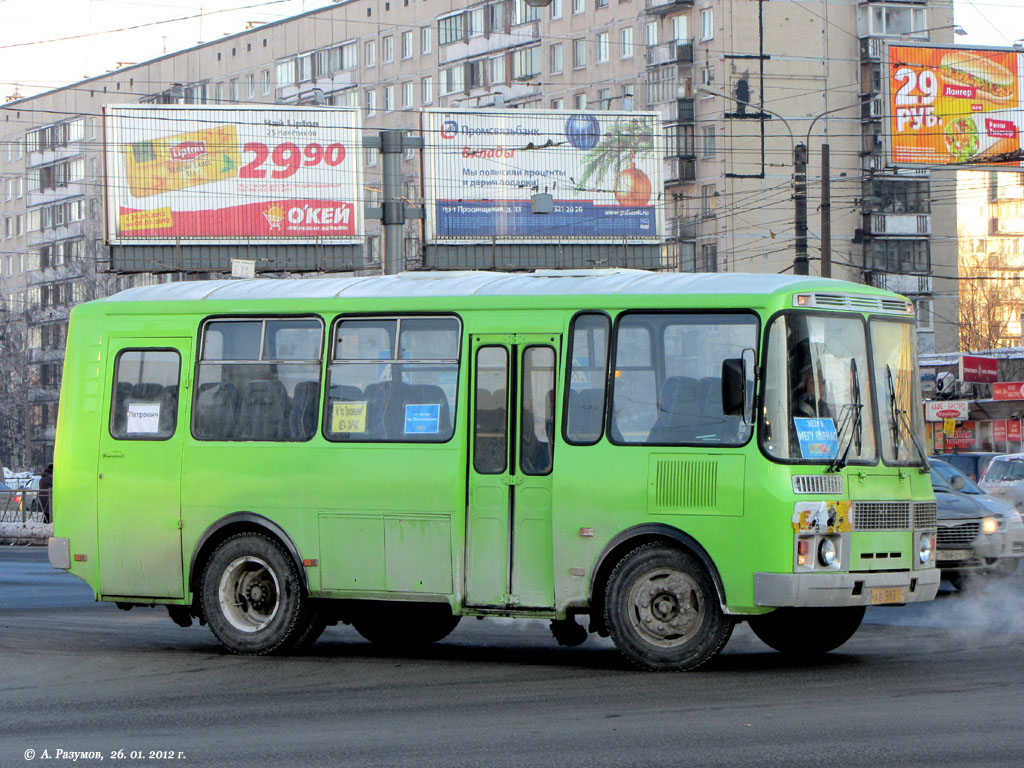 Санкт-Петербург, ПАЗ-32053 № АВ 983 47