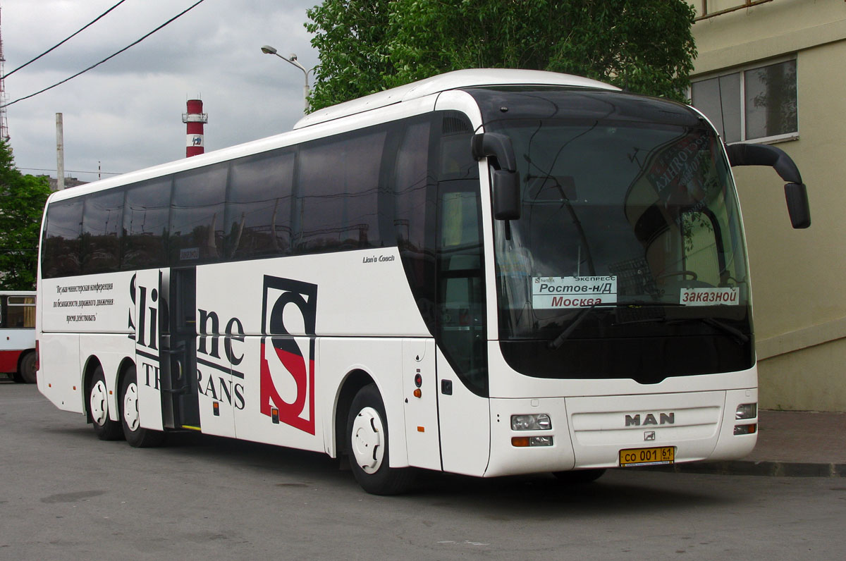 Ростовская область, MAN R08 Lion's Coach L RHC444 L № СО 001 61