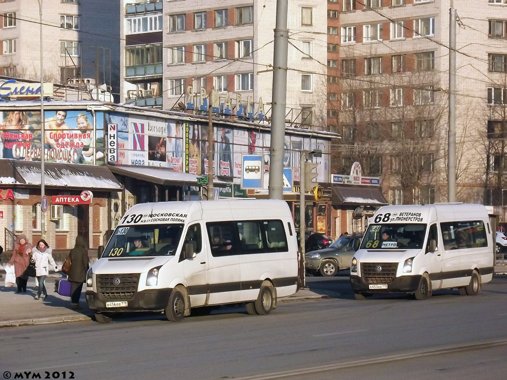 Санкт-Петербург, БТД-2219 (Volkswagen Crafter) № В 456 ВВ 178; Санкт-Петербург, БТД-2219 (Volkswagen Crafter) № В 453 ВВ 178