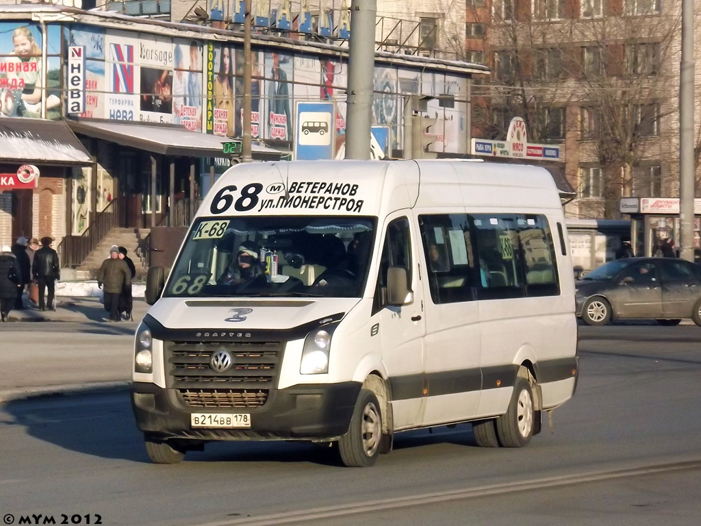 Санкт-Петербург, БТД-2219 (Volkswagen Crafter) № В 214 ВВ 178