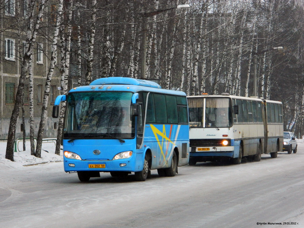 Свердловская область, Sunlong SLK6790F1G (Junma) № ЕА 202 66