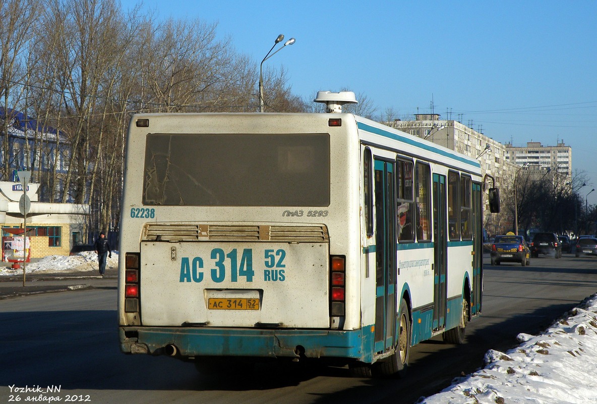 Нижегородская область, ЛиАЗ-5293.00 № 62238