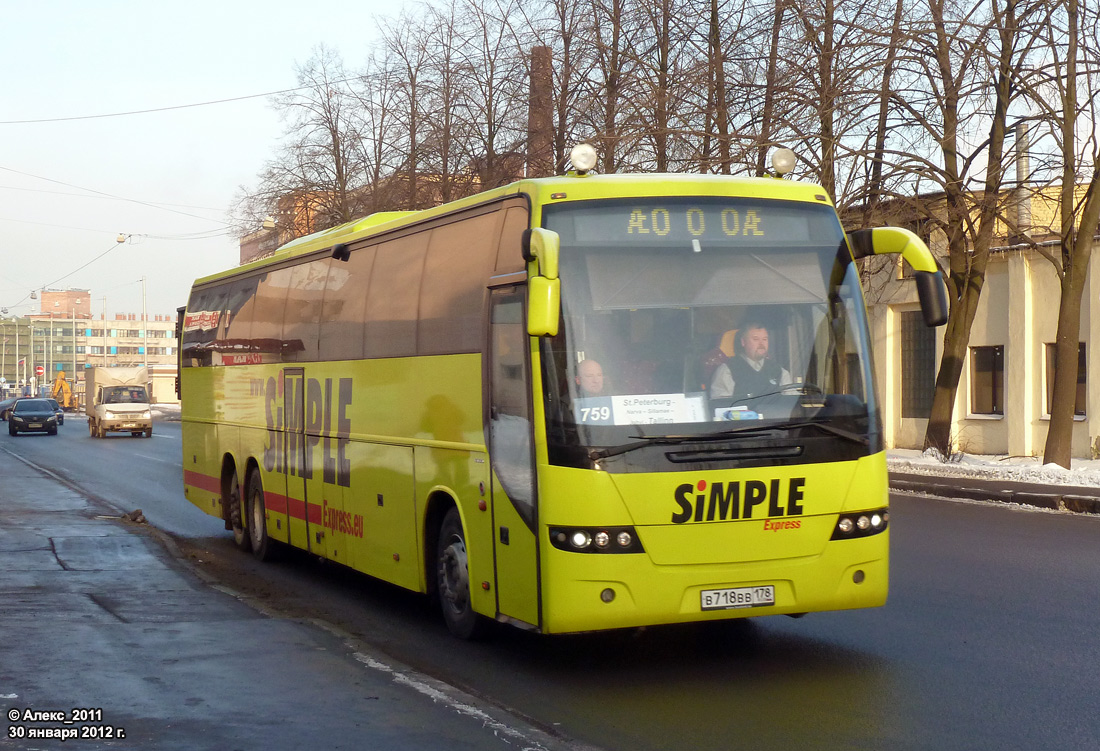 Санкт-Петербург, Volvo 9700H № В 718 ВВ 178