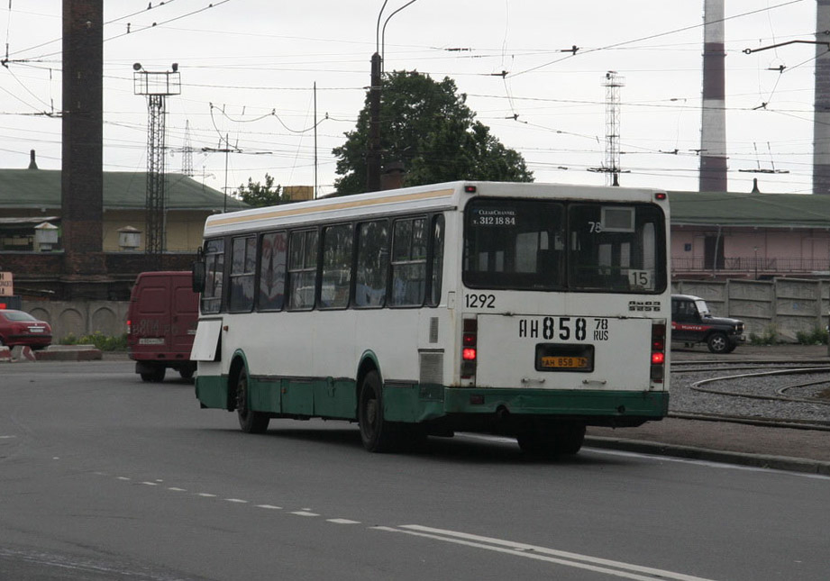 Санкт-Петербург, ЛиАЗ-5256.25 № 1292