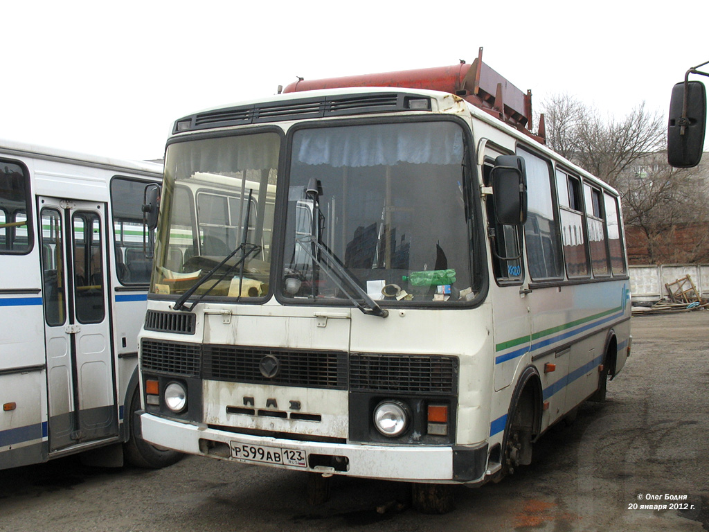 Краснодарский край, ПАЗ-3205-110 № Р 599 АВ 123