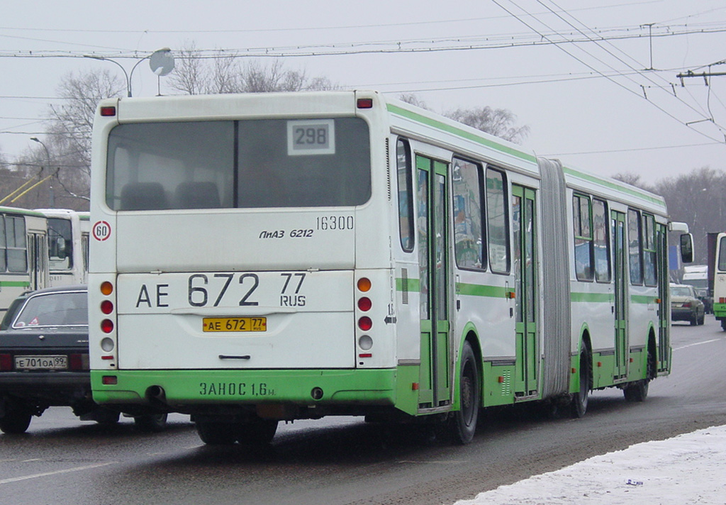 Москва, ЛиАЗ-6212.00 № 16300