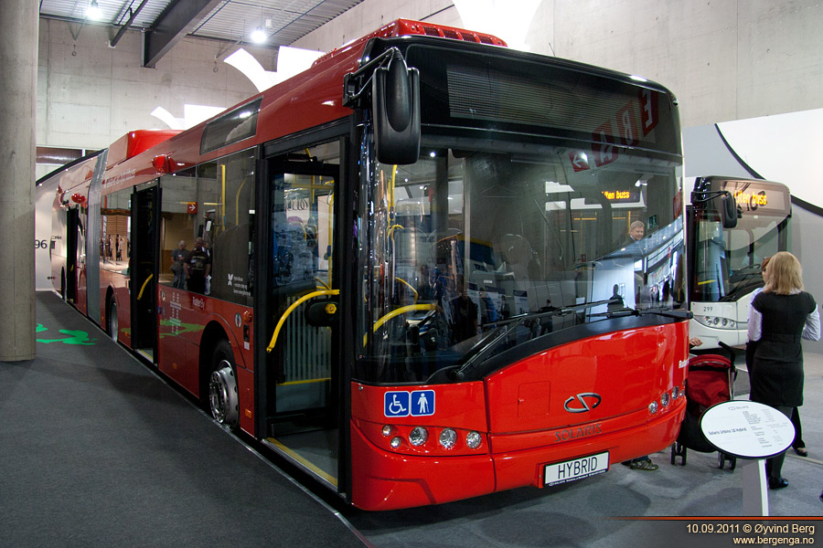 Norwegia, Solaris Urbino III 18 hybrid Nr 1200; Norwegia — Transport 2011