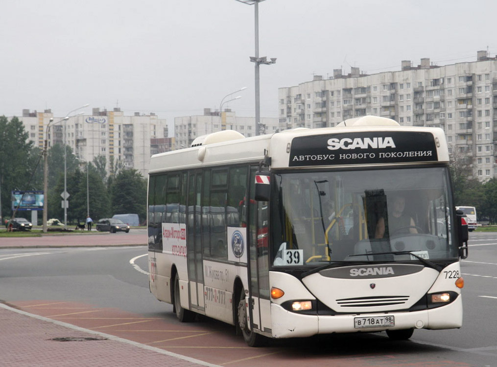 Szentpétervár, Scania OmniLink I (Scania-St.Petersburg) sz.: 7228