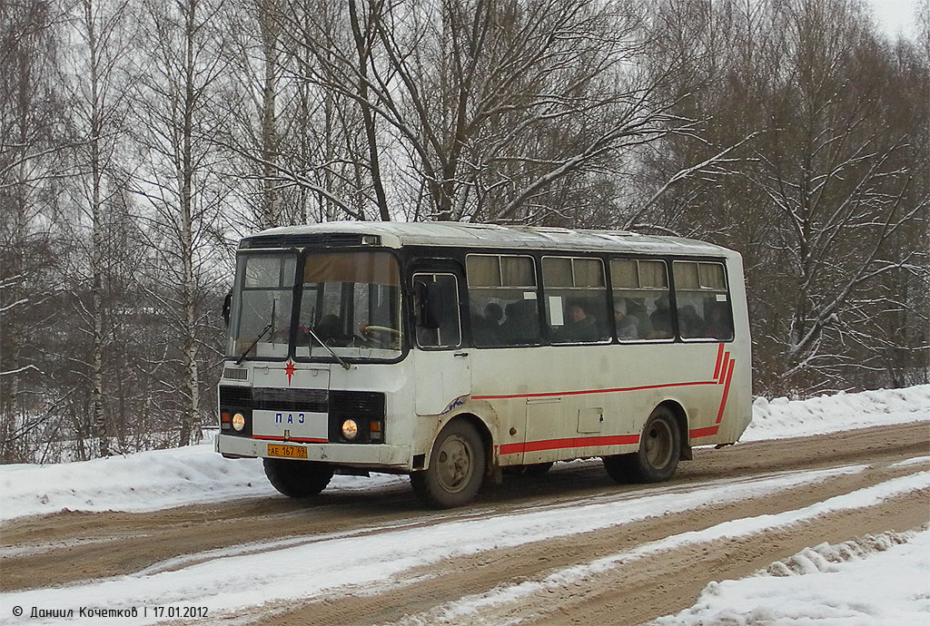 Тверская область, ПАЗ-3205 (00) № АЕ 167 69