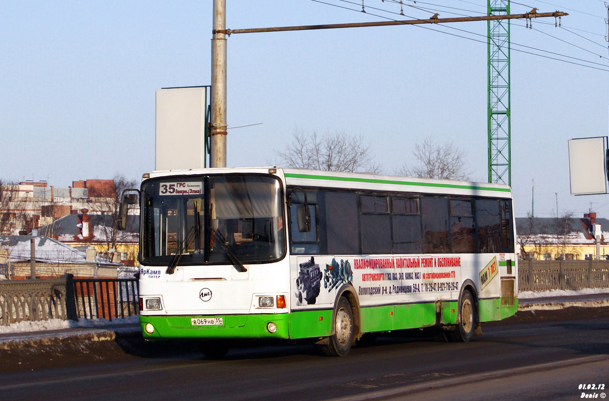 Wologda Region, LiAZ-5293.53 Nr. В 069 НВ 35