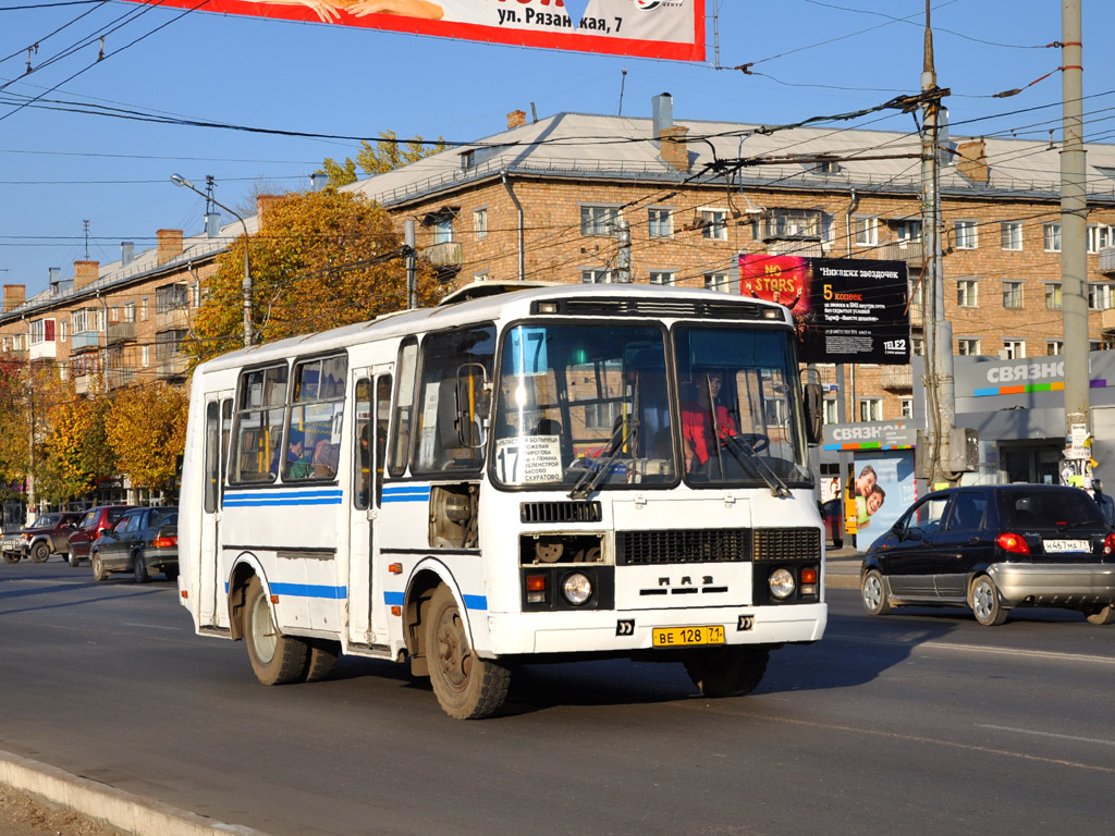 Тульская область, ПАЗ-32054 № ВЕ 128 71