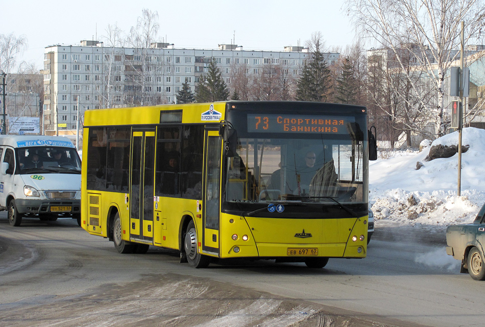 Самарская область, МАЗ-206.067 № ЕВ 697 63