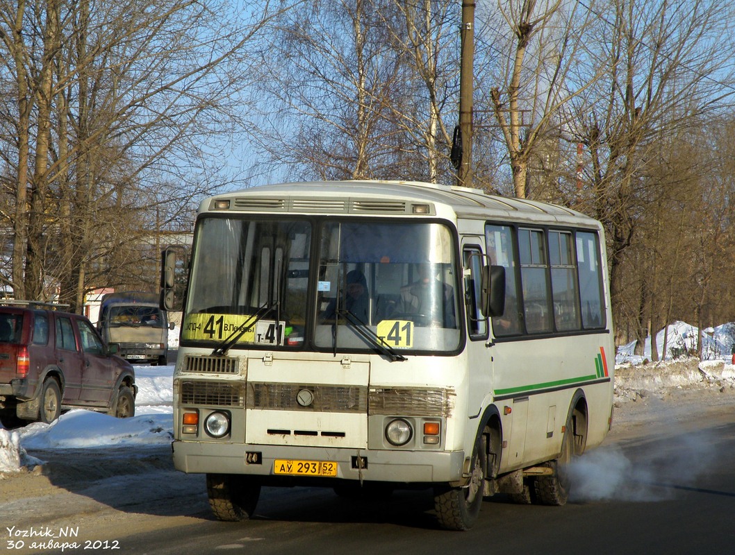 Нижегородская область, ПАЗ-32054 № АУ 293 52