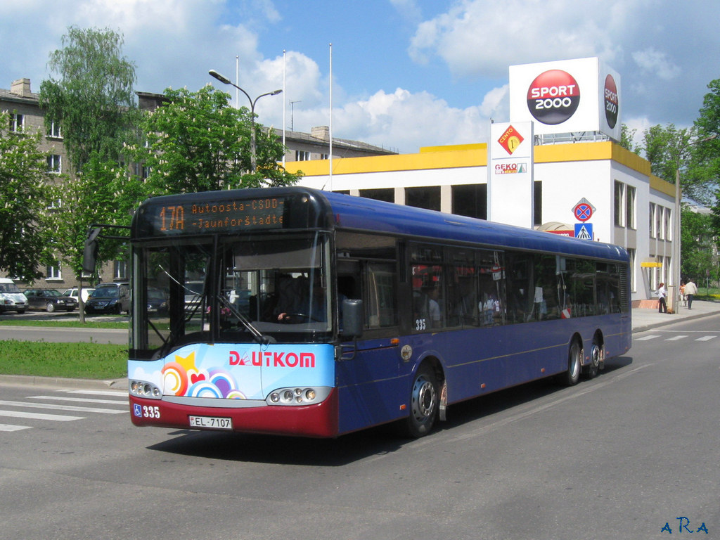 Латвия, Solaris Urbino I 15 № 335