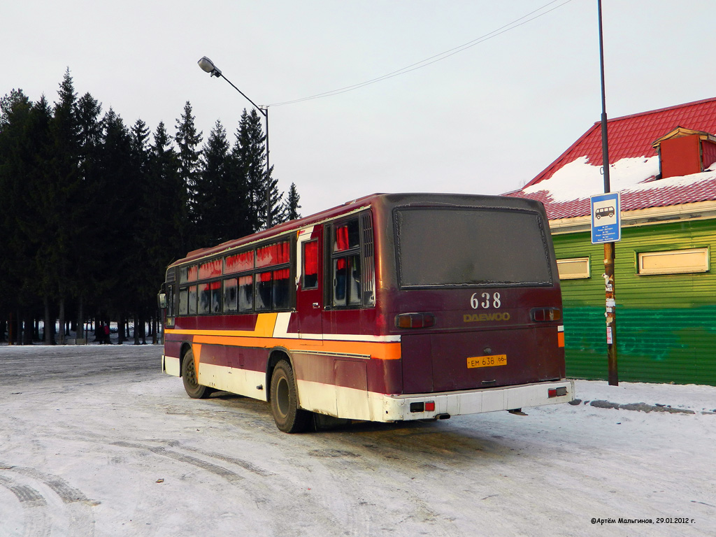 Свердловская область, Kia AM937 (Daewoo New BS106F) № 638