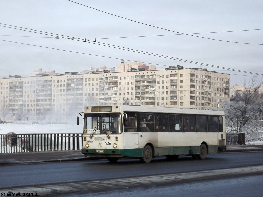 Санкт-Петербург, ЛиАЗ-5256.25 № 2670