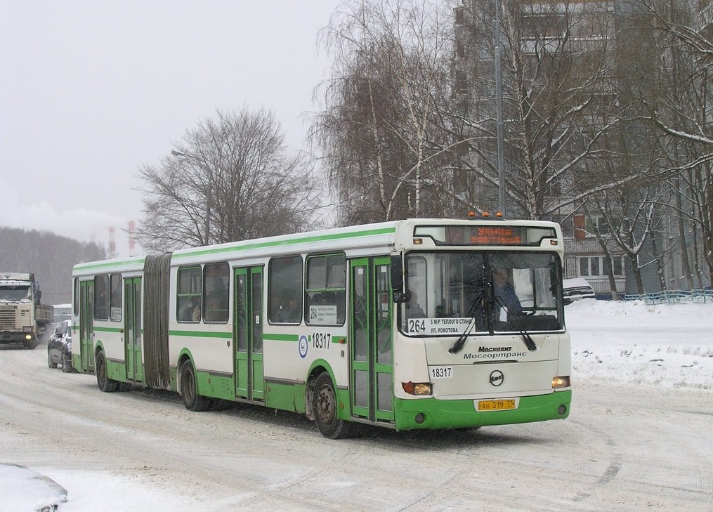 Москва, ЛиАЗ-6212.01 № 18317