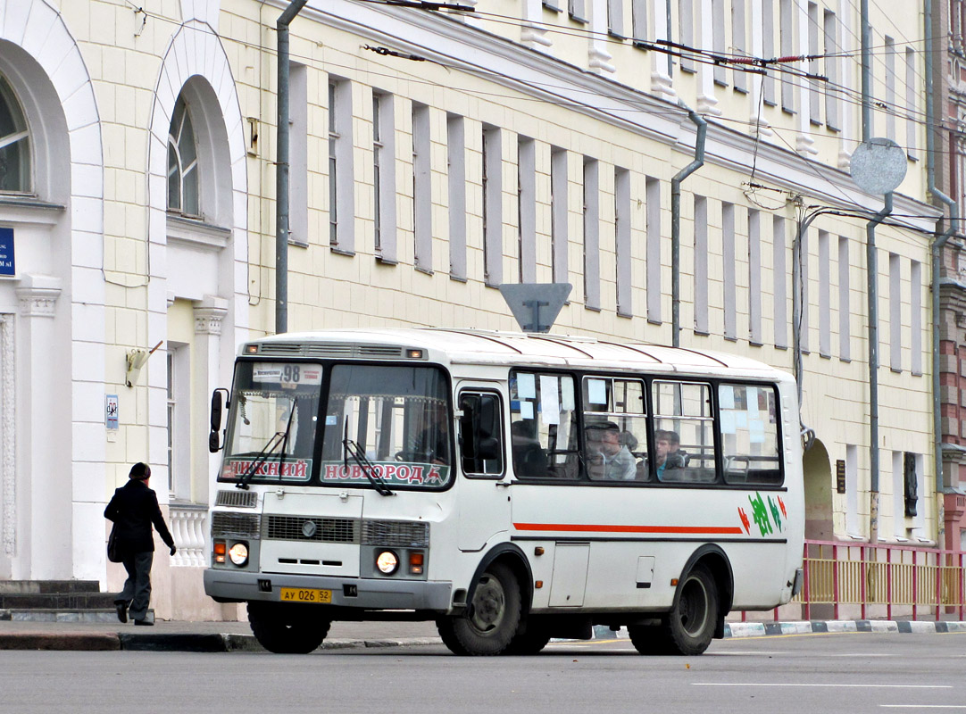 Нижегородская область, ПАЗ-32054 № АУ 026 52