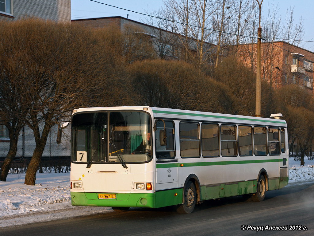 Ленинградская область, ЛиАЗ-5256.36 № 967