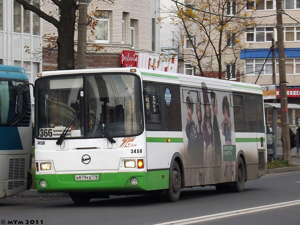 Санкт-Петербург, ЛиАЗ-5293.53 № 3458