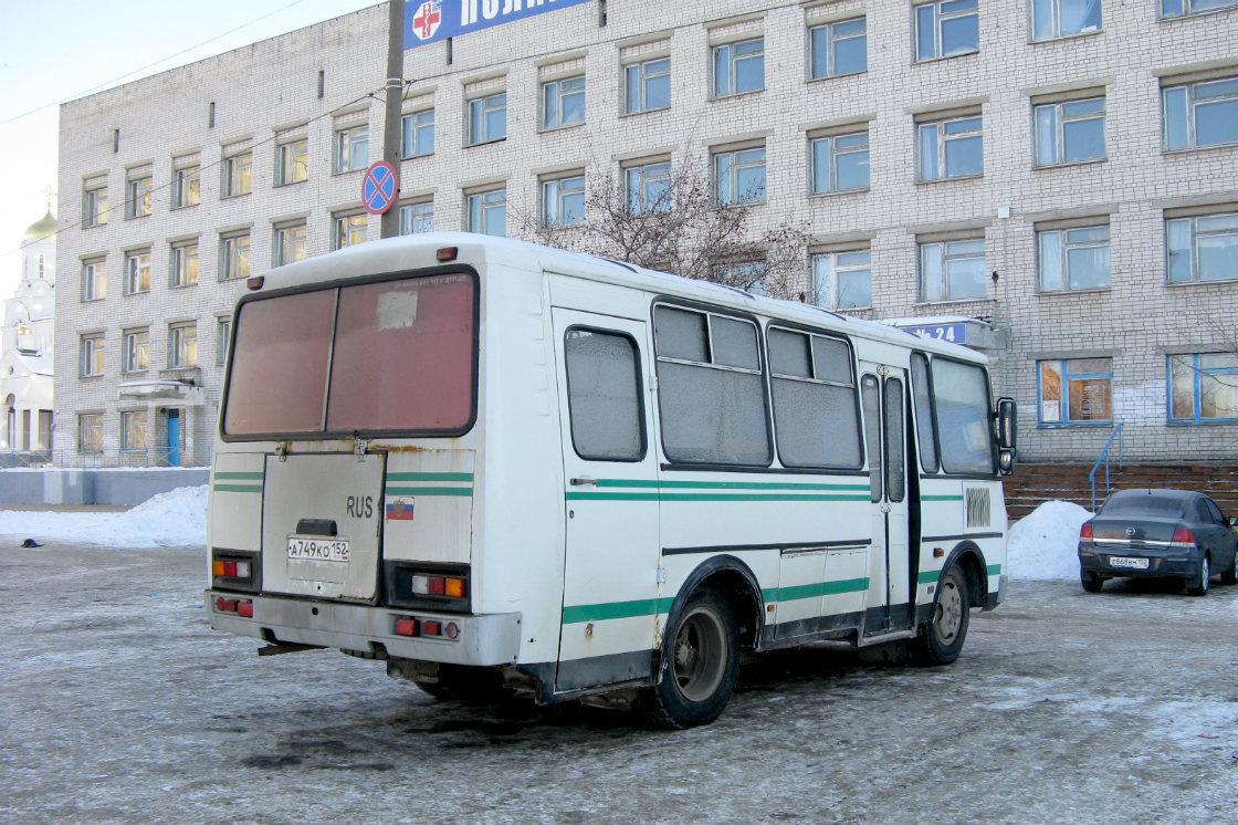 Нижегородская область, ПАЗ-32053 № А 749 КО 152