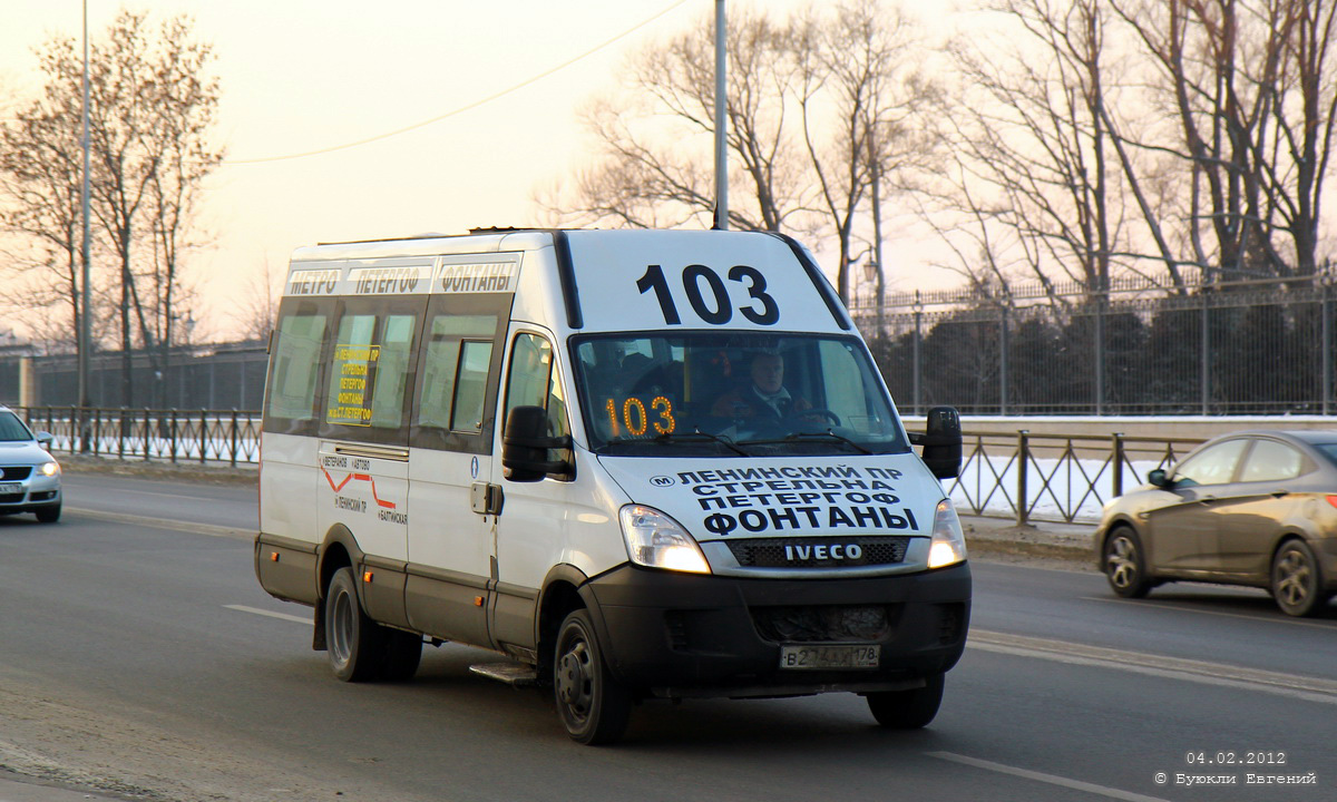 Санкт-Петербург, Нижегородец-2227UU (IVECO Daily) № В 274 АХ 178