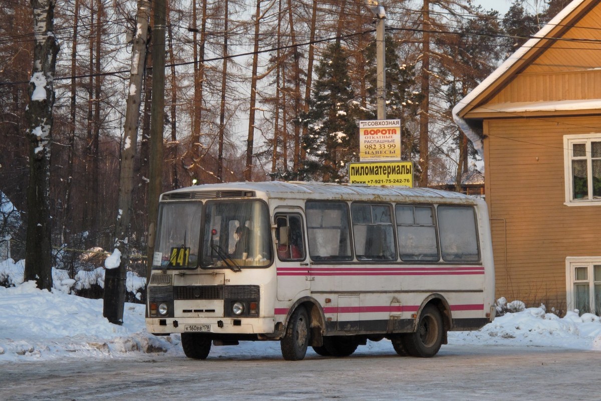 Санкт-Петербург, ПАЗ-32053 № К 160 ВВ 178