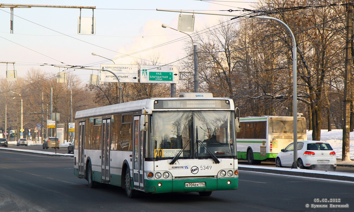 Санкт-Петербург, ЛиАЗ-5292.20 № 5349