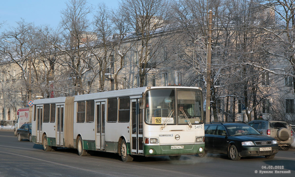 Санкт-Петербург, ЛиАЗ-6212.00 № 5492