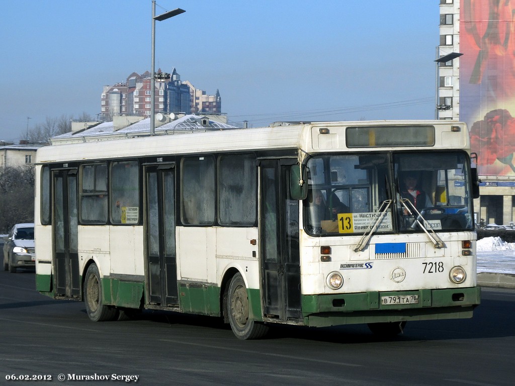 Санкт-Петербург, ЛиАЗ-5256.25 № 7218