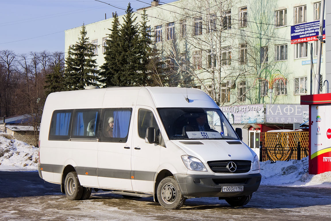 Башкортостан, Луидор-22360C (MB Sprinter) № Т 003 СТ 102