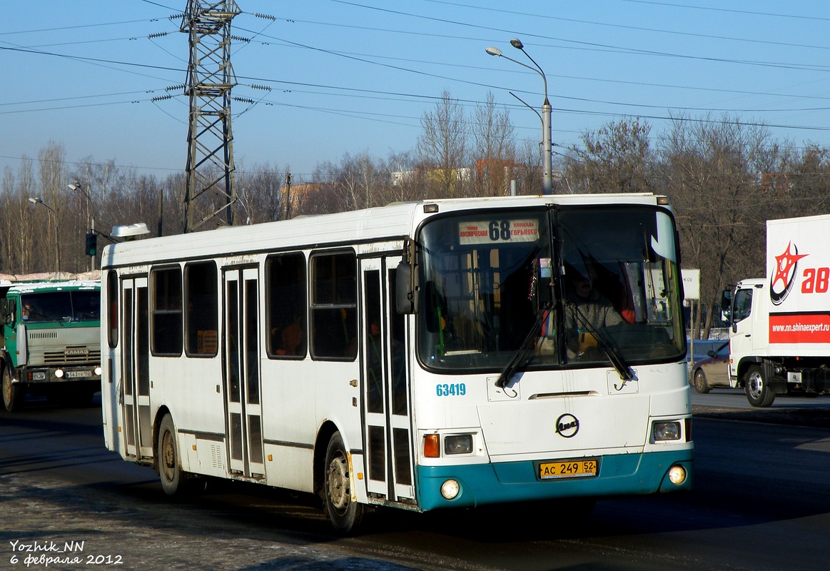 Нижегородская область, ЛиАЗ-5293.00 № 63419