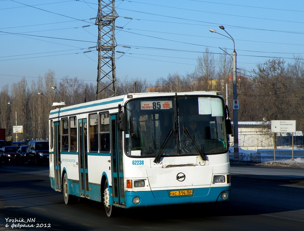 Нижегородская область, ЛиАЗ-5293.00 № 62238