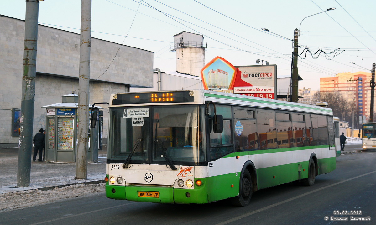 Санкт-Петербург, ЛиАЗ-5292.20 № 3369