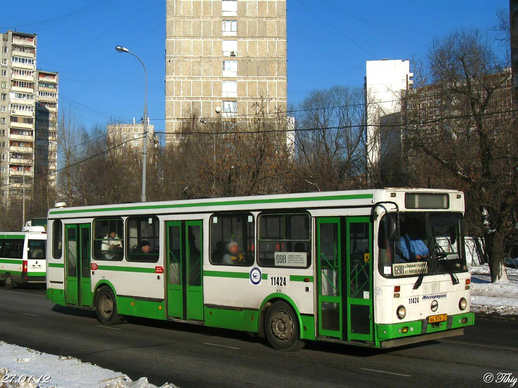 Москва, ЛиАЗ-5256.25 № 11424