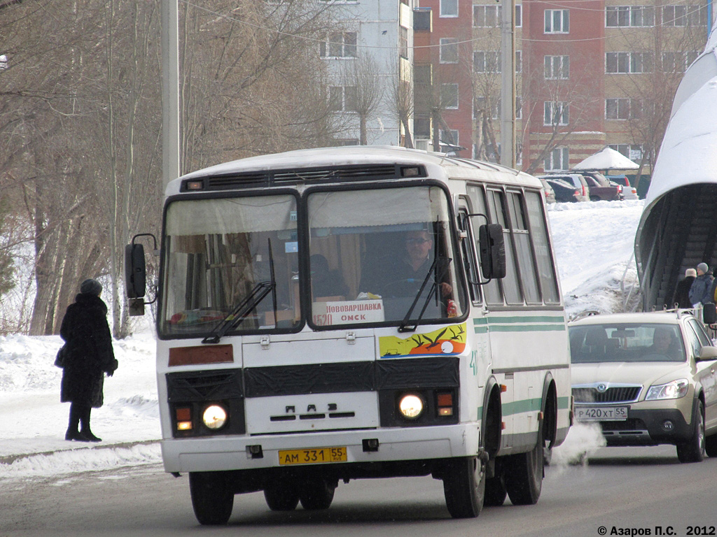 Омская область, ПАЗ-32053 № 417