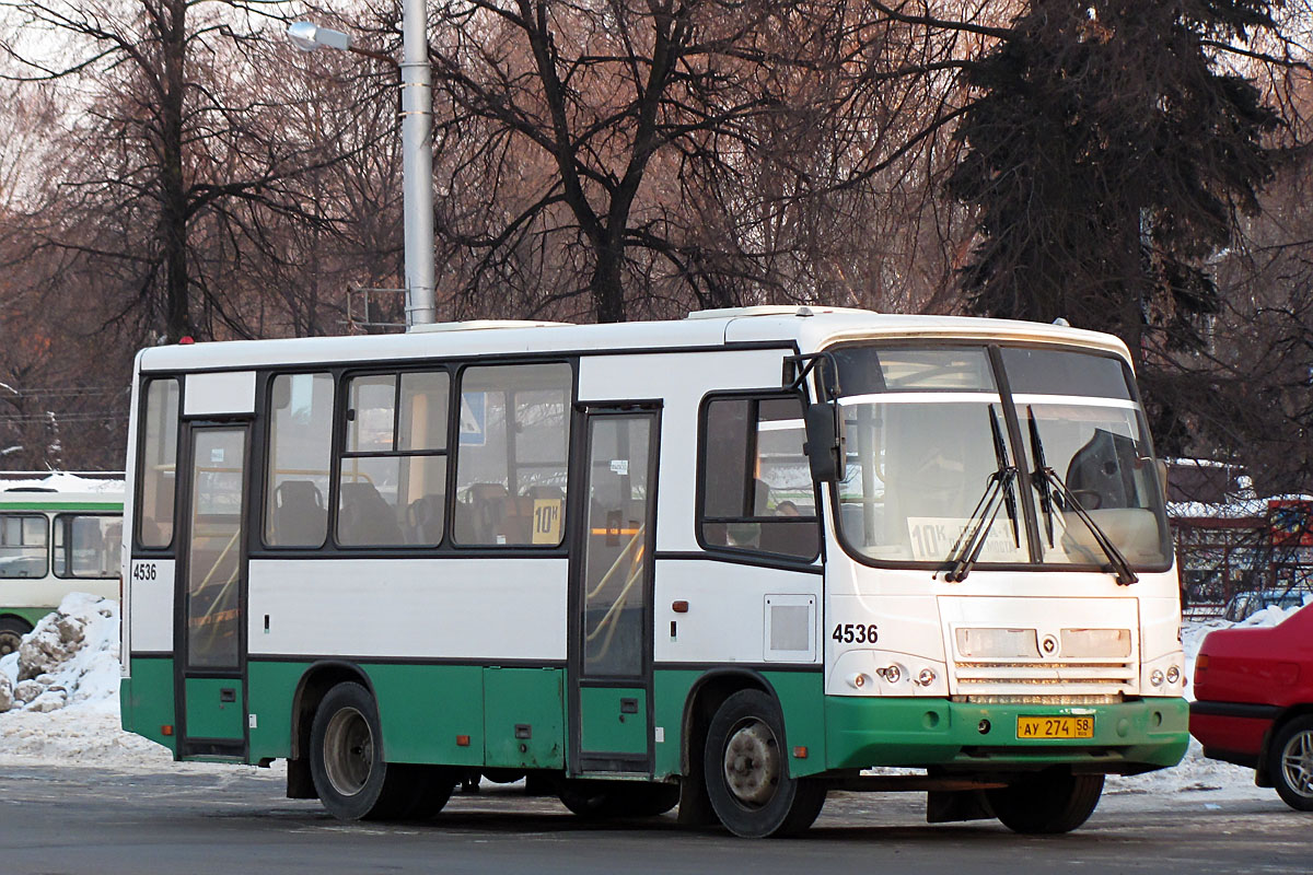 Пензенская область, ПАЗ-320402-03 № 4536