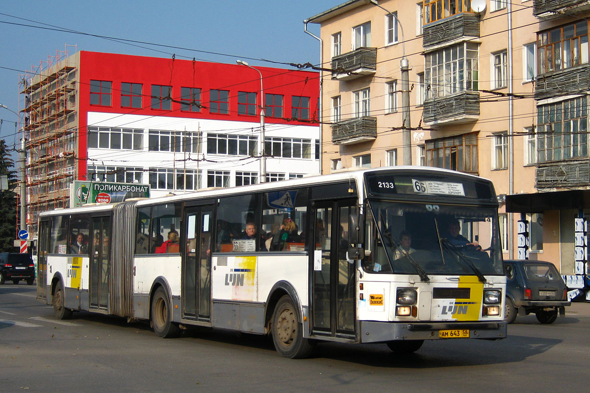 Пензенская область, Van Hool AG280/3 № АМ 643 58