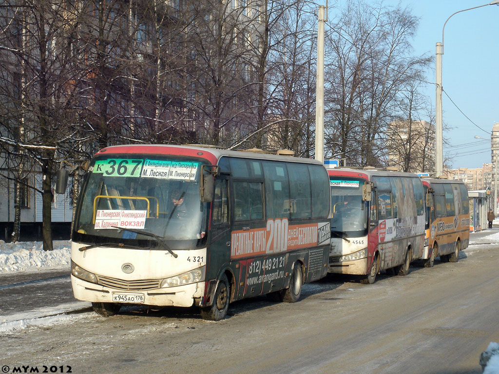 Санкт-Петербург, Yutong ZK6737D № К 945 АО 178